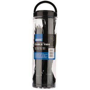 Draper ASSORTED CABLE TIE PACK 650PC 90734 Assorted Nylon Cable Tie Pack (650 Piece)