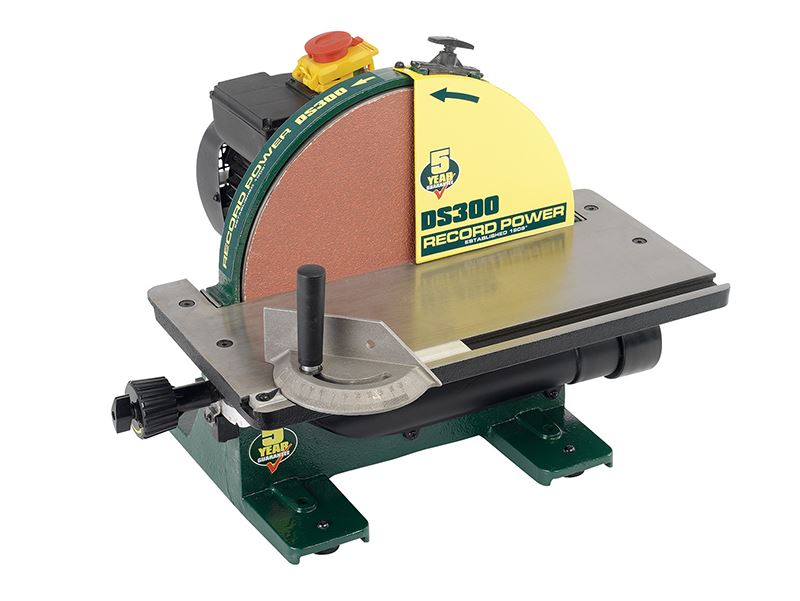 Record Power DS300 Cast Iron Disc Sander 305mm 12" 550W Bench Top
