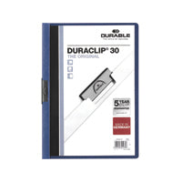 Durable 3mm DURACLIP File Dk Blu P25