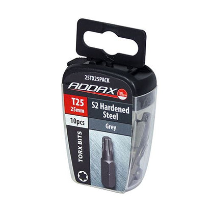 TIMCO TX Drive Driver Bit - S2 Grey TX25 x 25 Grey Pack 10