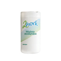 2Work Telep Cleaning Wipes Tub Pk100