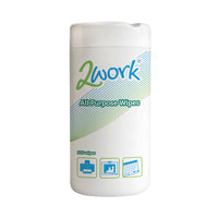 2Work All Purpose Wipes Tub Pk 100