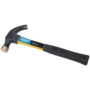 Draper 16OZ(450G)CLAW HAMMER-F/G SHFT 62163 62163 Fibreglass Shaft Claw Hammers