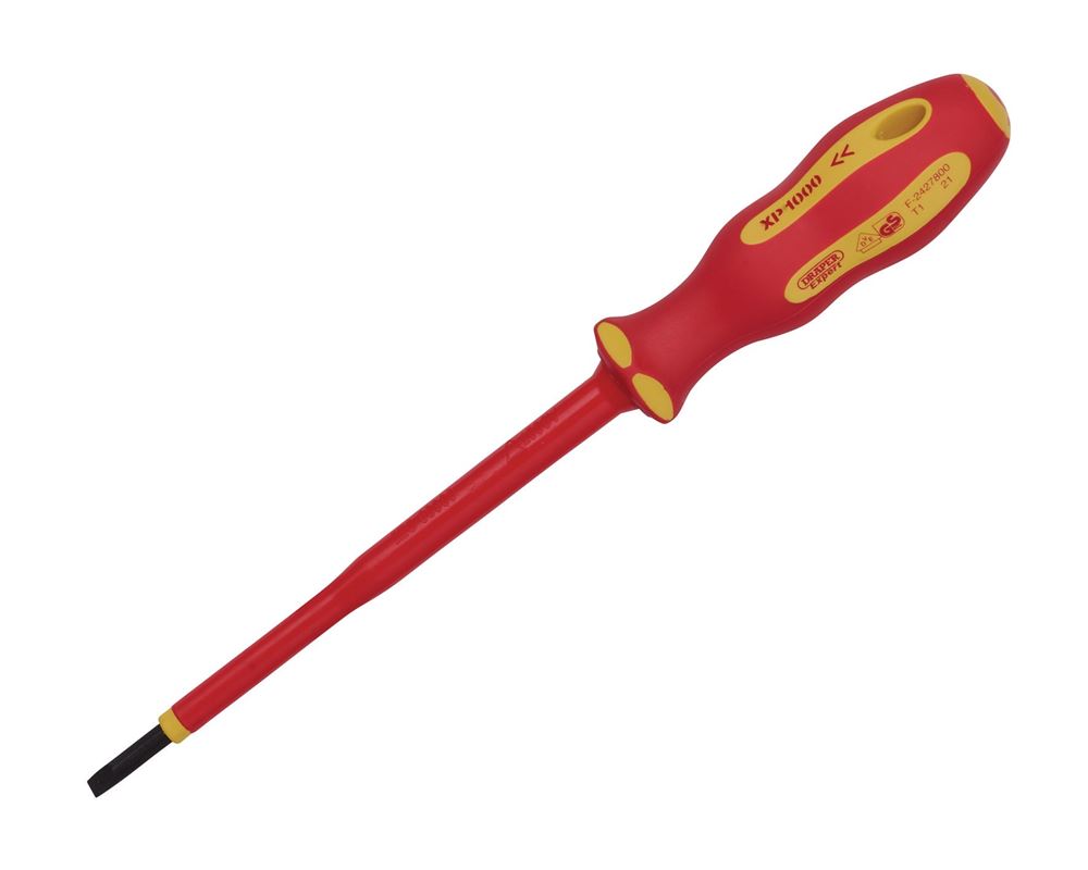 DRAPER 64413 - Ergo Plus® VDE 3.5 mm x 100mm Plain Slot Screwdriver