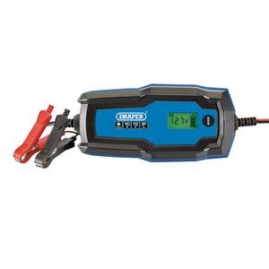 Draper 10A 12V SMART BATTERY CHARGER 53491 53491 6/12V Smart Charger and Battery Maintainer, 10A