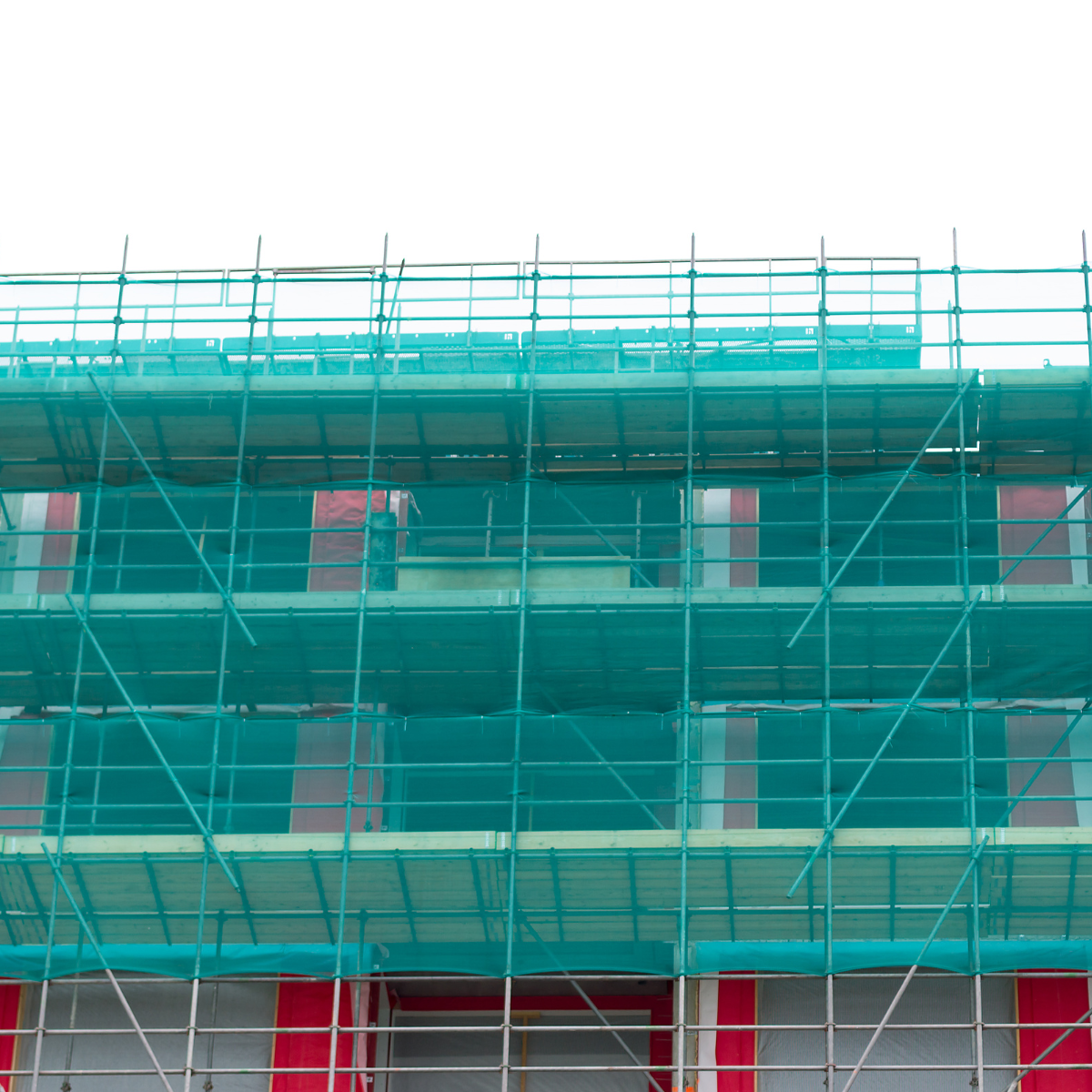 Yuzet Debris Netting & Scaffold Sheeting – Strong Garden Screen, Windbreak, and Allotment Protection