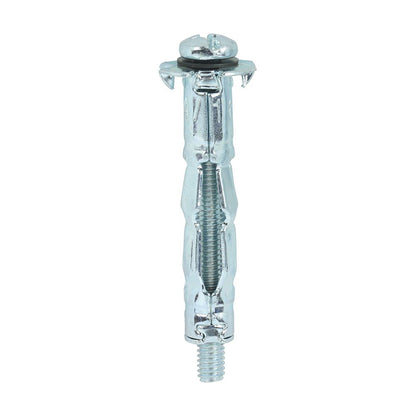 TIMCO Metal Cavity Anchor Zinc M4 x 38 (45mm Screw) Silver Pack 100