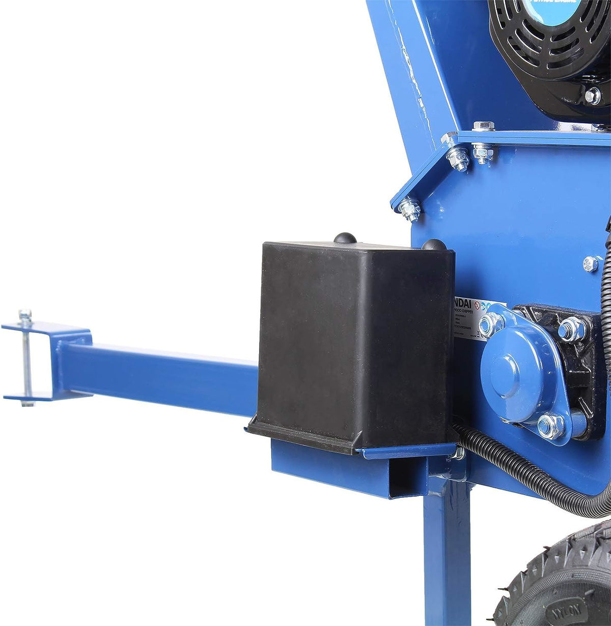 Hyundai HYCH7070E-2 Petrol Wood Chipper 212cc 7hp 70mm Capacity Electric Start Garden Shredder Mulcher Garden Shredder Mulcher
