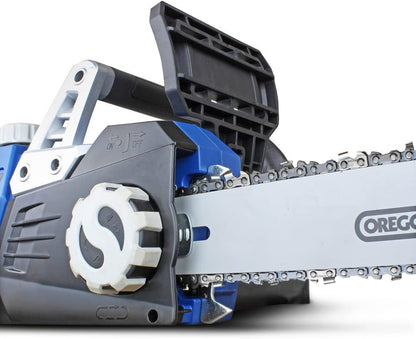 Hyundai HYC2400E Electric Chainsaw 2400W 16in 40cm Bar 15m/s Chain 230V Corded Garden Saw Tree Log Cutting Garden Saw