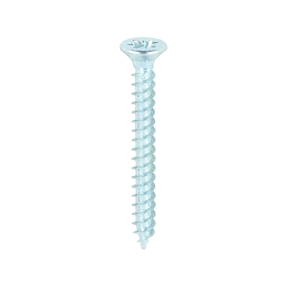 TIMCO Twin Woodscrew PZ1 CSK Zinc 4 x 1 Silver Pack 200