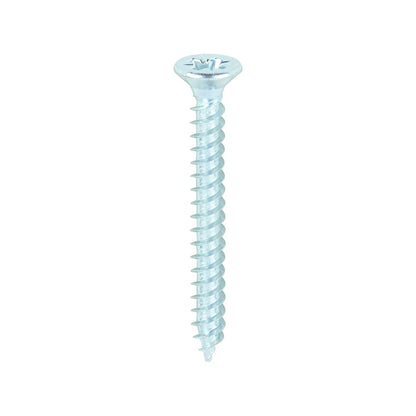 TIMCO Twin Woodscrew PZ1 CSK Zinc 4 x 1 Silver Pack 200