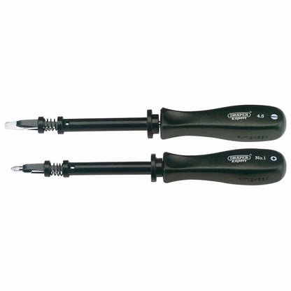 Draper SCREW HOLDING DRIVER SET 2PC 27591 Mechanic's Pattern Screw holding Screwdriver Set (2 Piece)