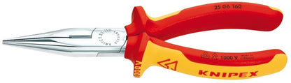 Draper VDE SNIPE NOSE PLIER 160MM 81238 VDE Fully Insulated Long Nose Pliers