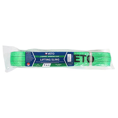 TIMCO Lifting Sling 2000kg / 2Tonnes 3m x 60mm Pack 1