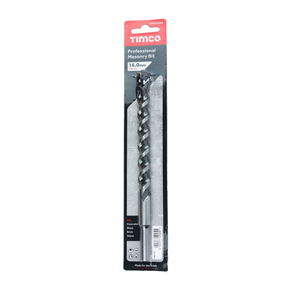 TIMCO Professional Masonry Bit 16.0 x 200 Pack 1
