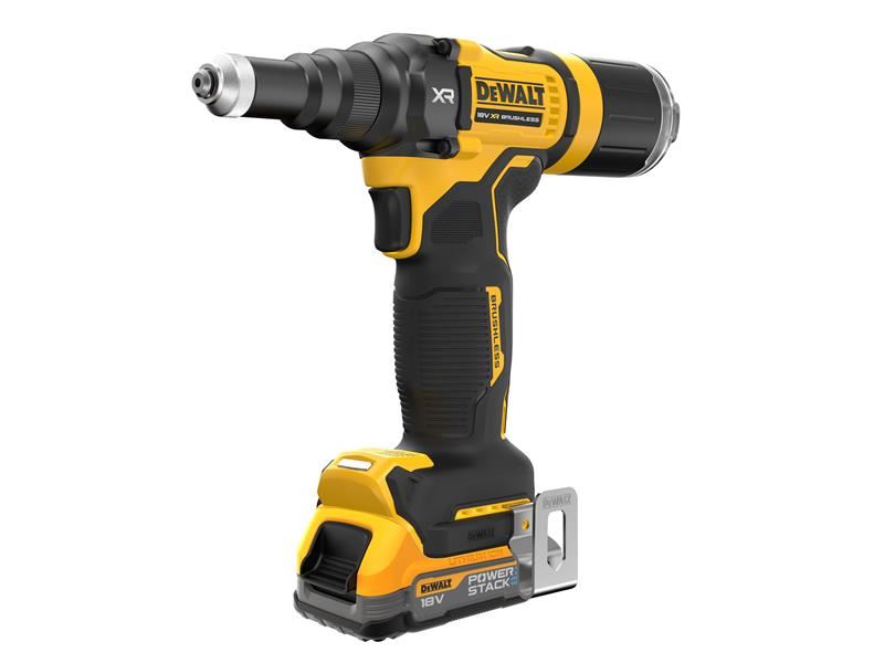 DeWalt DCF403E1T XR 3/16in Brushless Riveter 1 x 1.7Ah POWERSTACK Li-ion