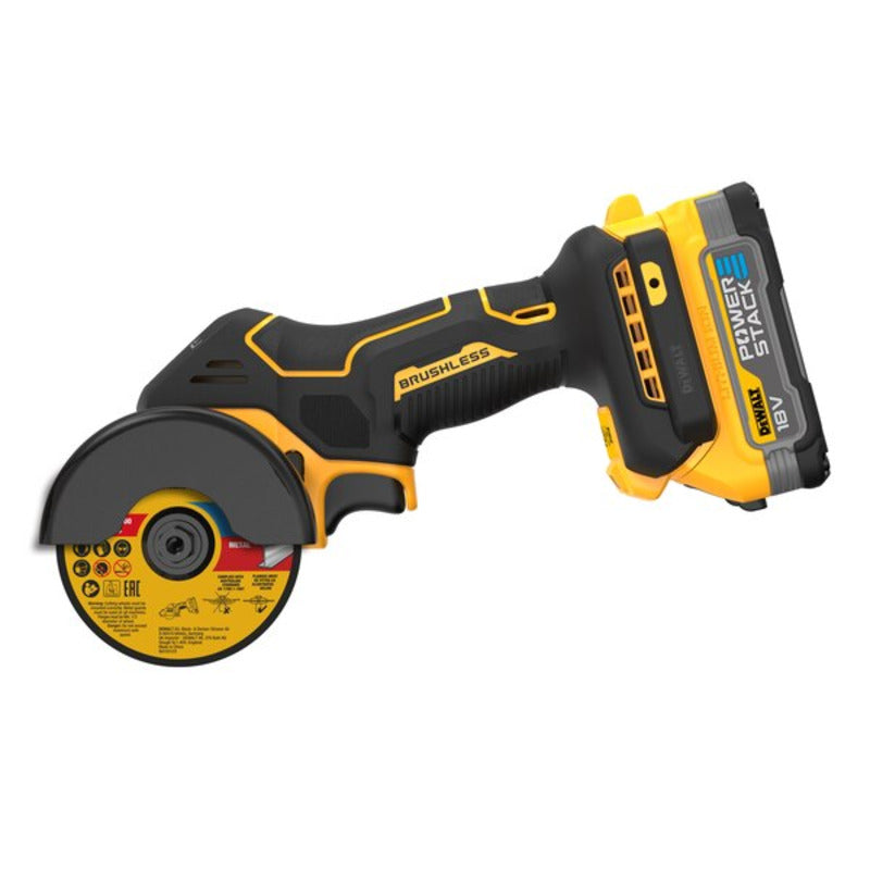 DeWalt DCS438E2T XR BL Cut Off Tool 18V 2 x POWERSTACK™ Li-ion