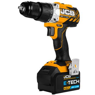 JCB 21-18BLDD-4X Cordless Drill Driver 4.0Ah 2.4A 18V Li-Ion Brushless Cordless Drill Screwdriver