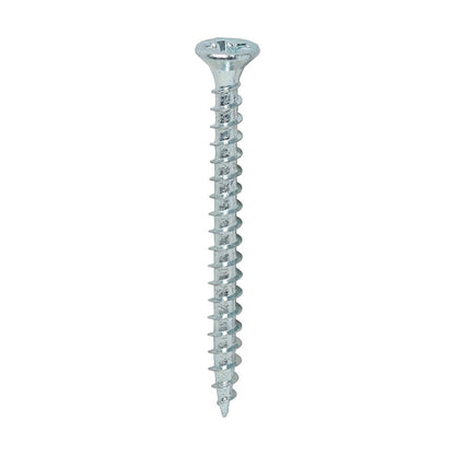 TIMCO Solo Woodscrew PZ2 CSK Zinc 3.5 x 40 Silver Pack 200
