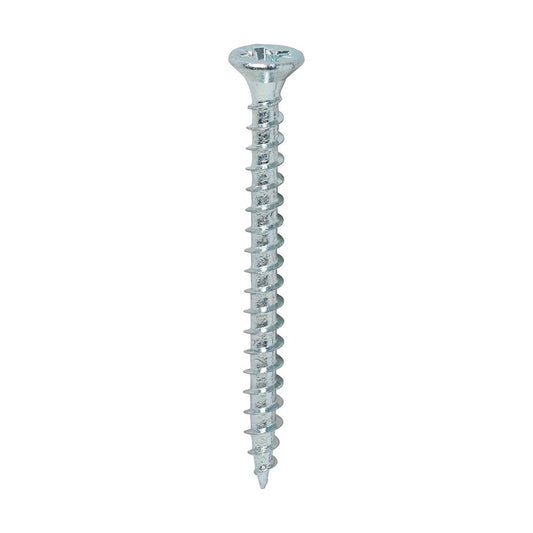 TIMCO Solo Woodscrew PZ2 CSK Zinc 3.5 x 40 Silver Pack 200