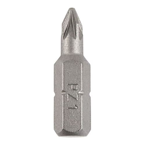 TIMCO Pozi Driver Bit - S2 Grey No.1 x 25 Grey Pack 100