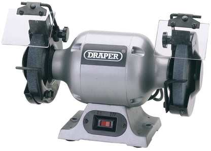 29620 Draper 230V Heavy Duty Bench Grinder, 150mm, 370W GHD150 Bench Grinders Professional Trade DIY Workshop Garage Use