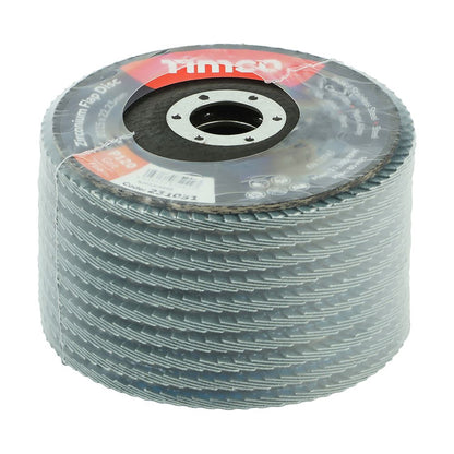 TIMCO Zirconium Flap Disc P120 Set 115 x 22.23 Pack 10