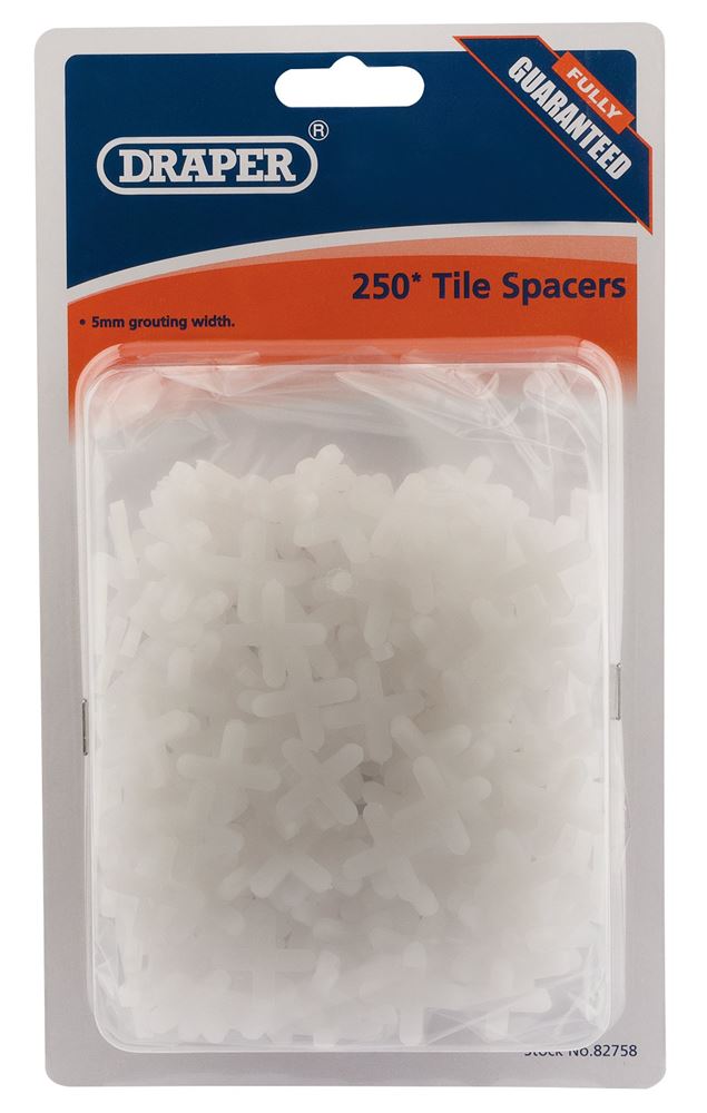 Draper 5MM TILE SPACER (250 PER PACK) 82758 Tile Spacers