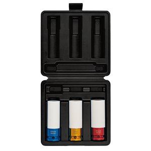 Draper WHEEL NUT SOCKET SET 30630 30630 Draper HI-TORQÂ® Wheel Nut Sockets for Alloy Wheels, 1/2" Sq. Dr.