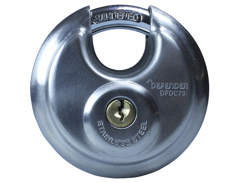 DEFENDER DFDC70T Diskus� Padlock Twin Pack 70mm
