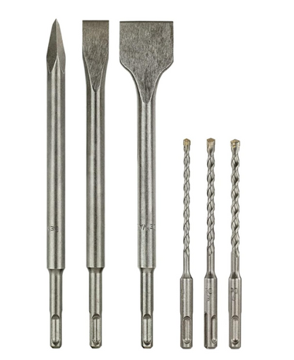 Dewalt 6 Piece SDS+ Drill and Chisel Bit Set