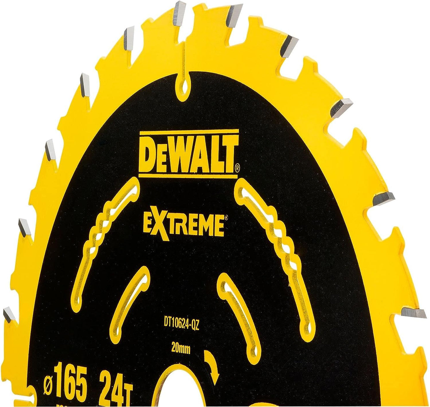 DeWALT DT10624-QZ Premium Circular Saw Blade ELITE SERIES - 165 mm x 20 mm 24T