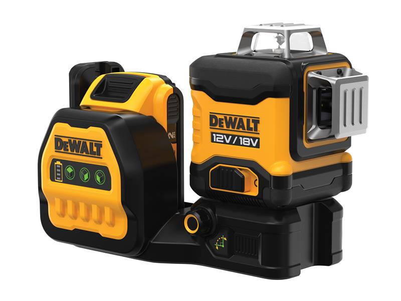 DEWALT DCE089D1G18-GB DCE089D1G18 3 x 360° Green Multi-Line Laser 12/18V 1 x 2.0Ah Li-ion