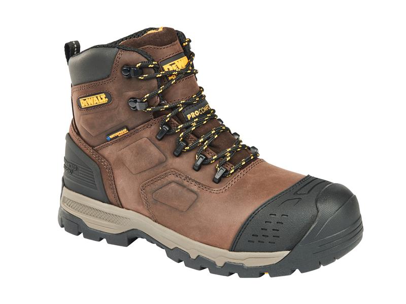 DEWALT BULLDOZER BROWN SIZE 6 Bulldozer Pro-Comfort Safety Boots Brown UK 6 EUR 39/40