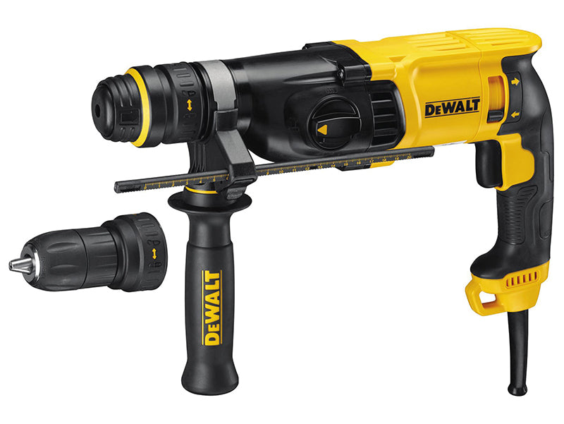 DEWALT D25134K-LX D25134KL SDS Plus 3-Mode QCC Hammer Drill 800W 110V