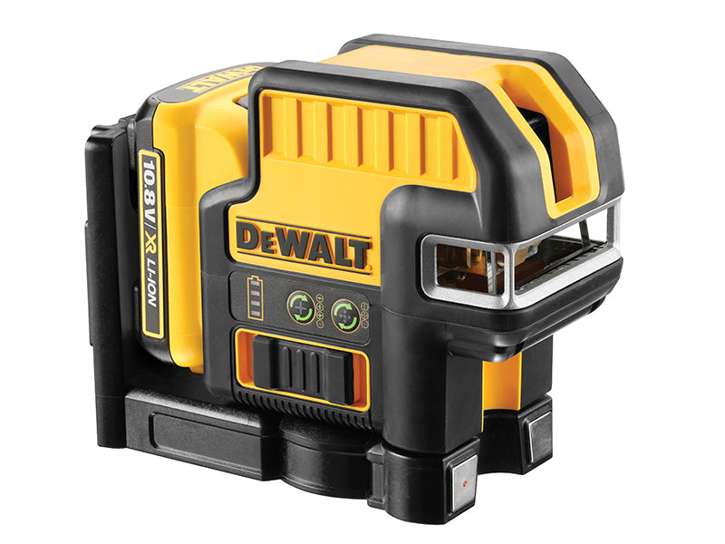 DEWALT DCE0825D1G-GB DCE0825D1G 5 Spot Cross Line Laser Green 12V 1 x 2.0Ah Li-ion