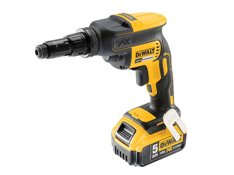 DEWALT DCF622P2-GB DCF622P2 XR Brushless Self-Drilling Screwdriver 18V 2 x 5.0Ah Li-ion
