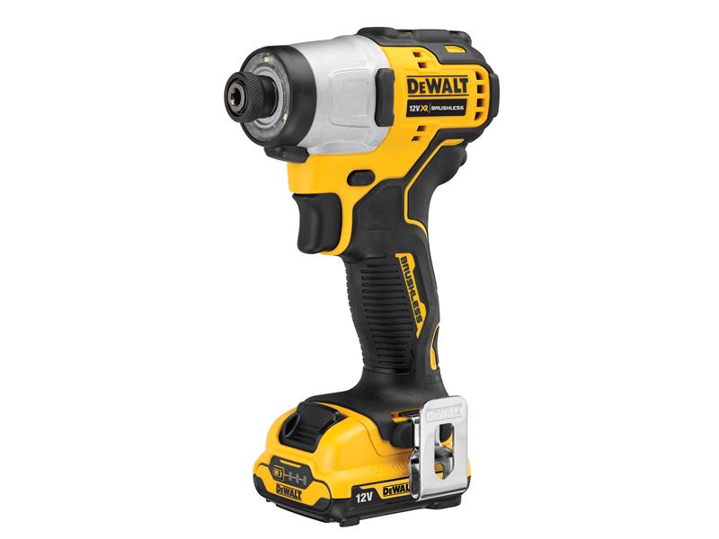 DEWALT DCF801D2-GB DCF801D2 XR Brushless Sub-Compact Impact Driver 12V 2 x 2.0Ah Li-ion