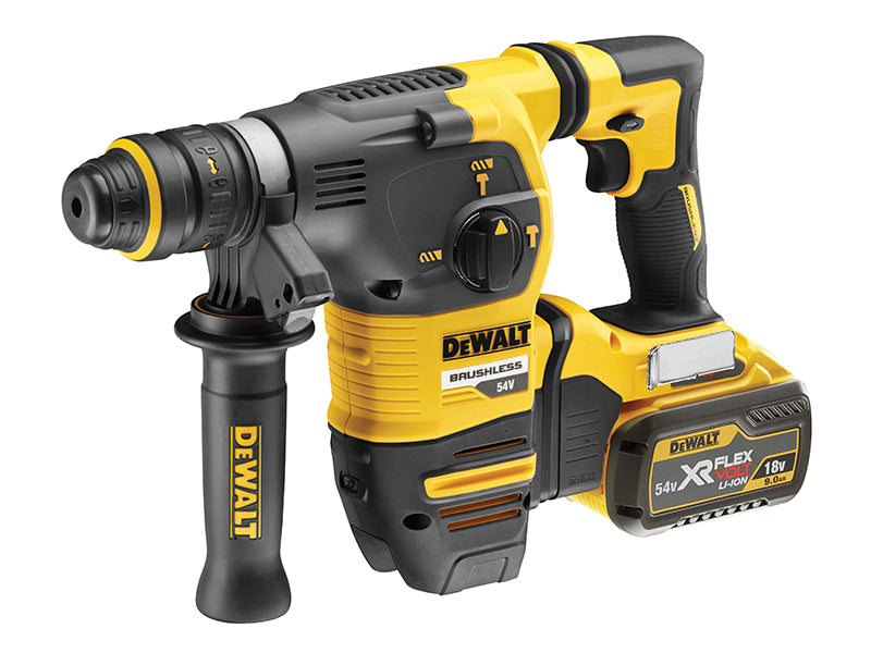 DEWALT DCH334X2-GB DCH334X2 Brushless Q/C Chuck SDS Plus Hammer 54V 2 x 9.0Ah Li-ion