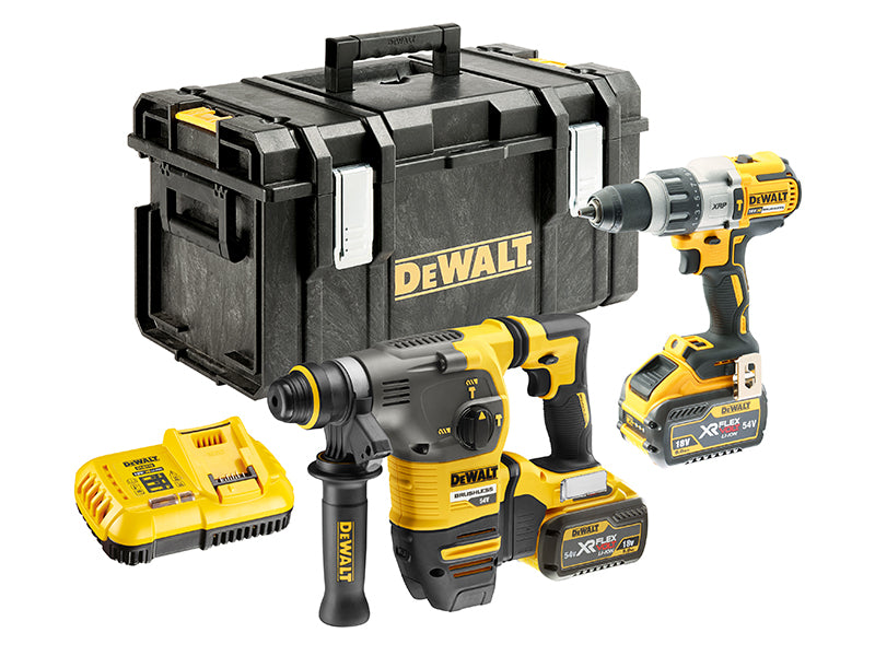 DEWALT DCK2033X2-GB DCK2033X2 XR FlexVolt Twin Pack 18/54V 2 x 9.0/3.0Ah Li-ion