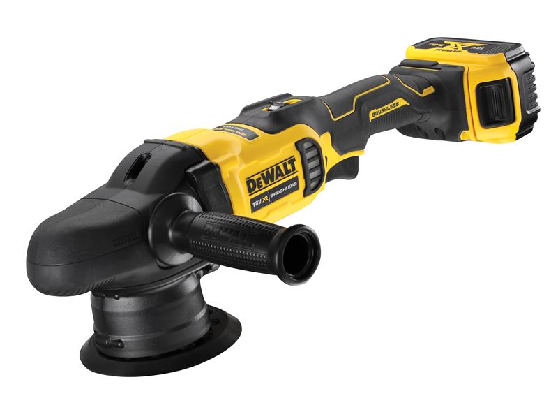 DEWALT DCM848P2-GB DCM848P2 XR Brushless Polisher 125mm 18V 2 x 5.0Ah Li-ion