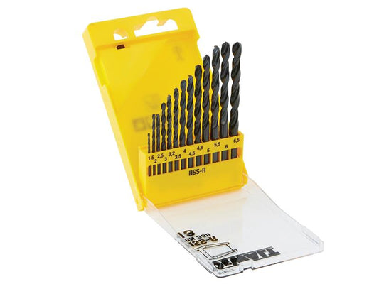 DEWALT DT5912-QZ DT5912 HSS Jobber Drill Bit Set, 13 Piece