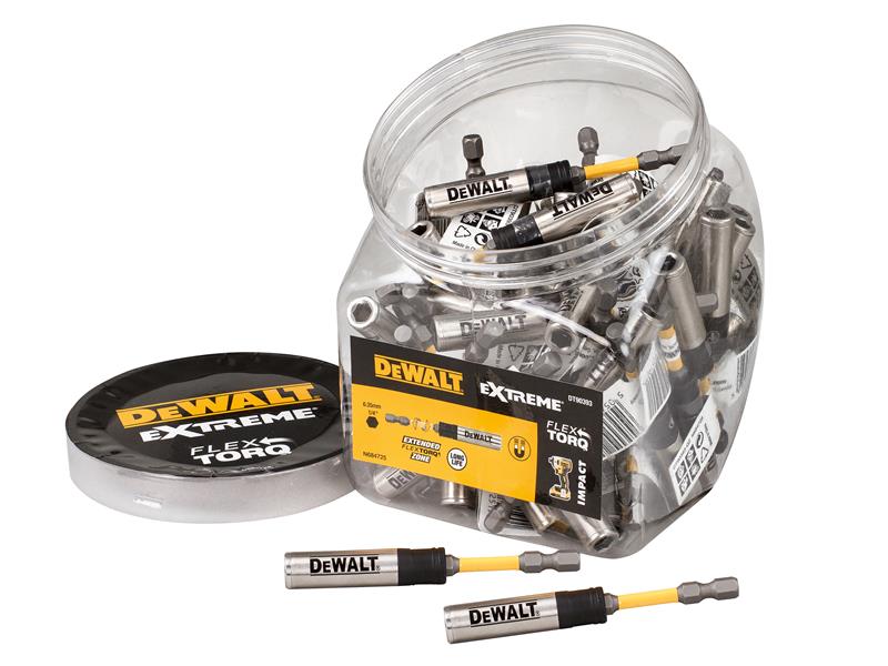 DEWALT DT90393-QZ DT90393-QZ Torsion Bit Holder Sweetie Jar (50 Piece)