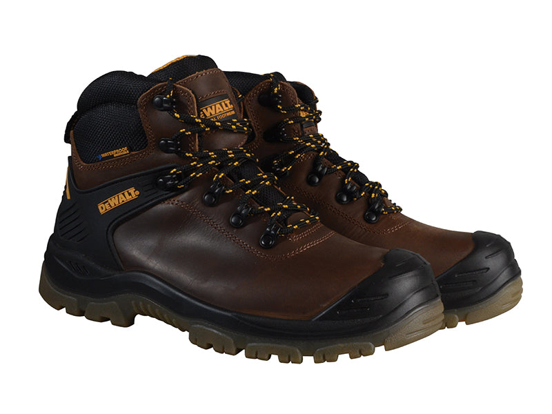 DEWALT NEWARK BROWN 11 Newark S3 Waterproof Safety Hiker Boots Brown UK 11 EUR 45