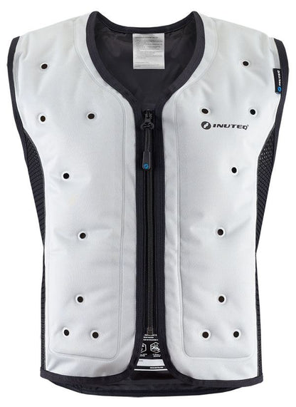 INUTEQ Bodycool Smart Cooling Vest Grey Reusable Evaporative Cooling Vest for Work Construction Sports Outdoor Activities and Hot Weather Protection