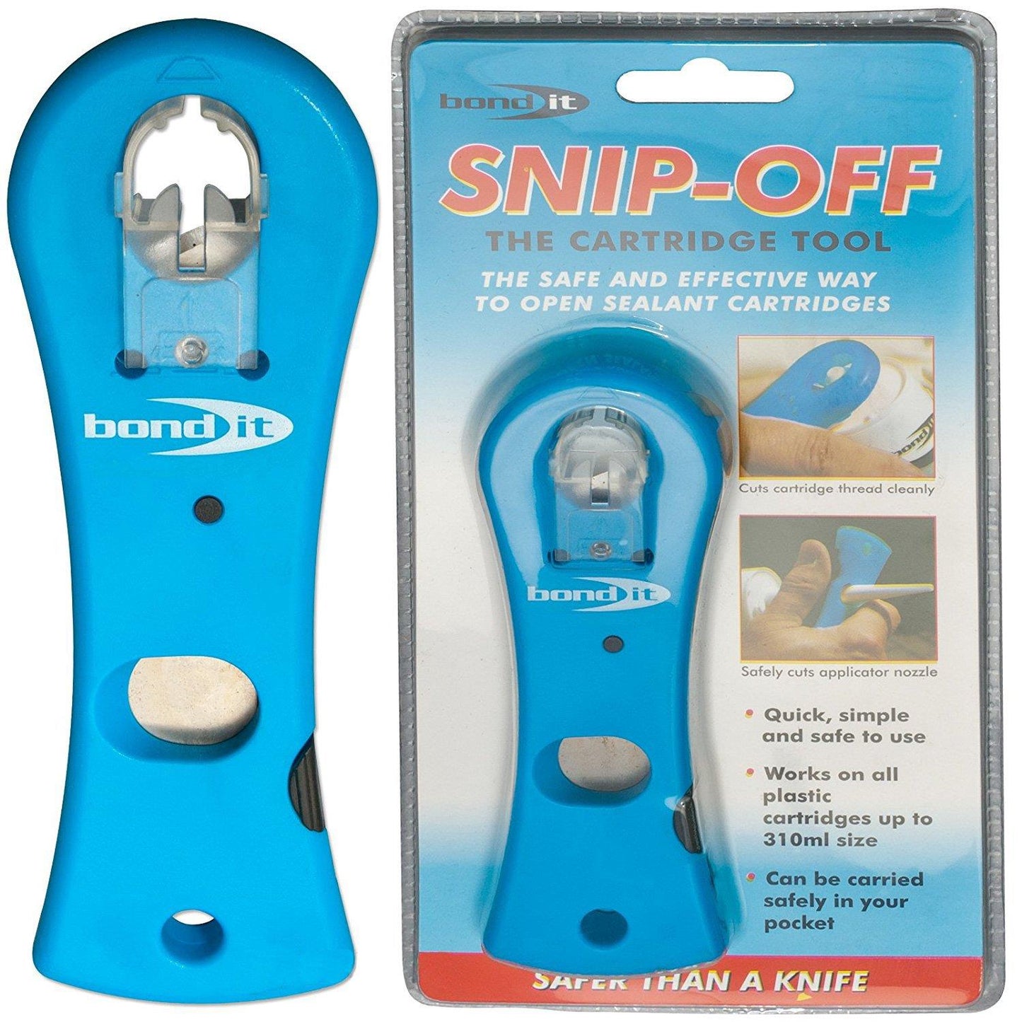Bond It BDSNIP Sealant Cartridge Snip Off Tool for Cutting Sealant Nozzles Opening Cartridges and Preparing Silicone Adhesive and Caulk Tubes