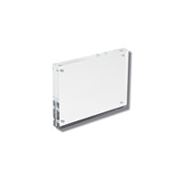 Deflecto 15 mm A6 Acrylic Magnetic Block - Clear, MCHA611