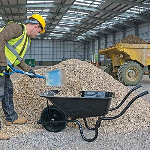 Draper CONTRACTORS WHEELBARROW 85L HD 82755 82755 Metal Tray Contractors Wheelbarrow, 85L