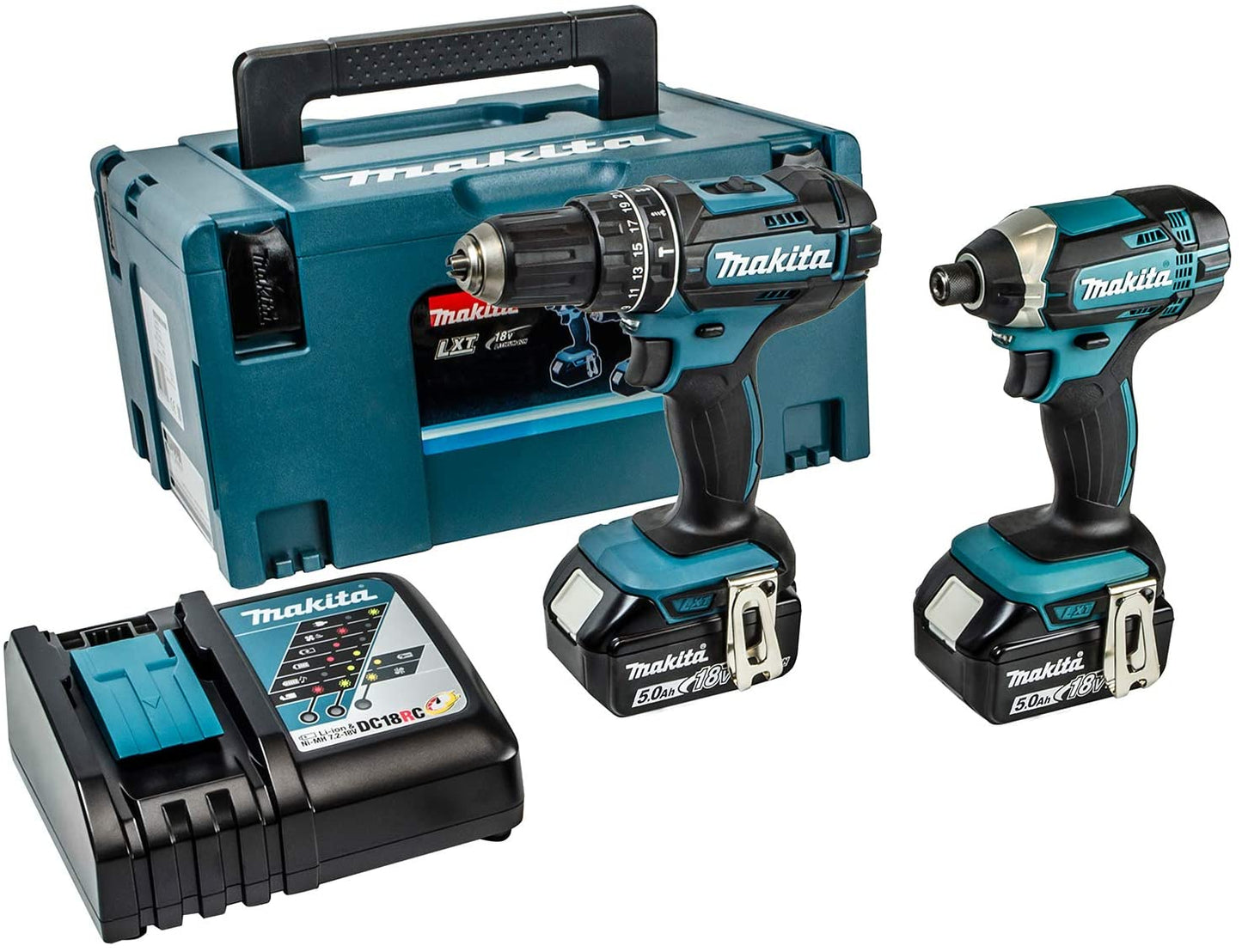 Makita DLX2131TJ 18V Li-ion LXT 2 Piece Combo Kit DHP482Z DTD152Z
