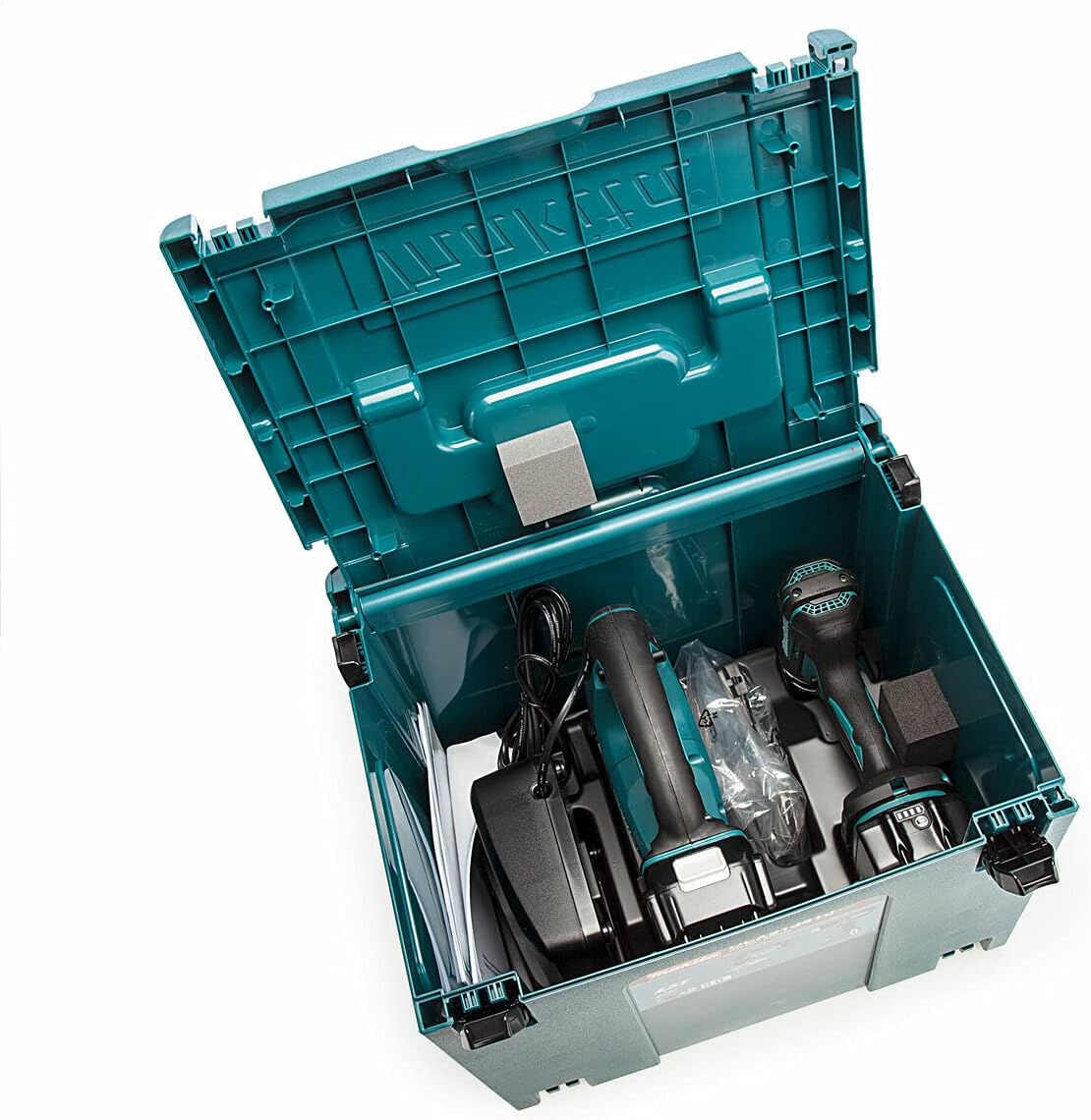 Makita DLX2134TJ 18V Li-ion LXT Combo Kit DHP482Z DJV180Z 2 x 5.0 Ah Batteries